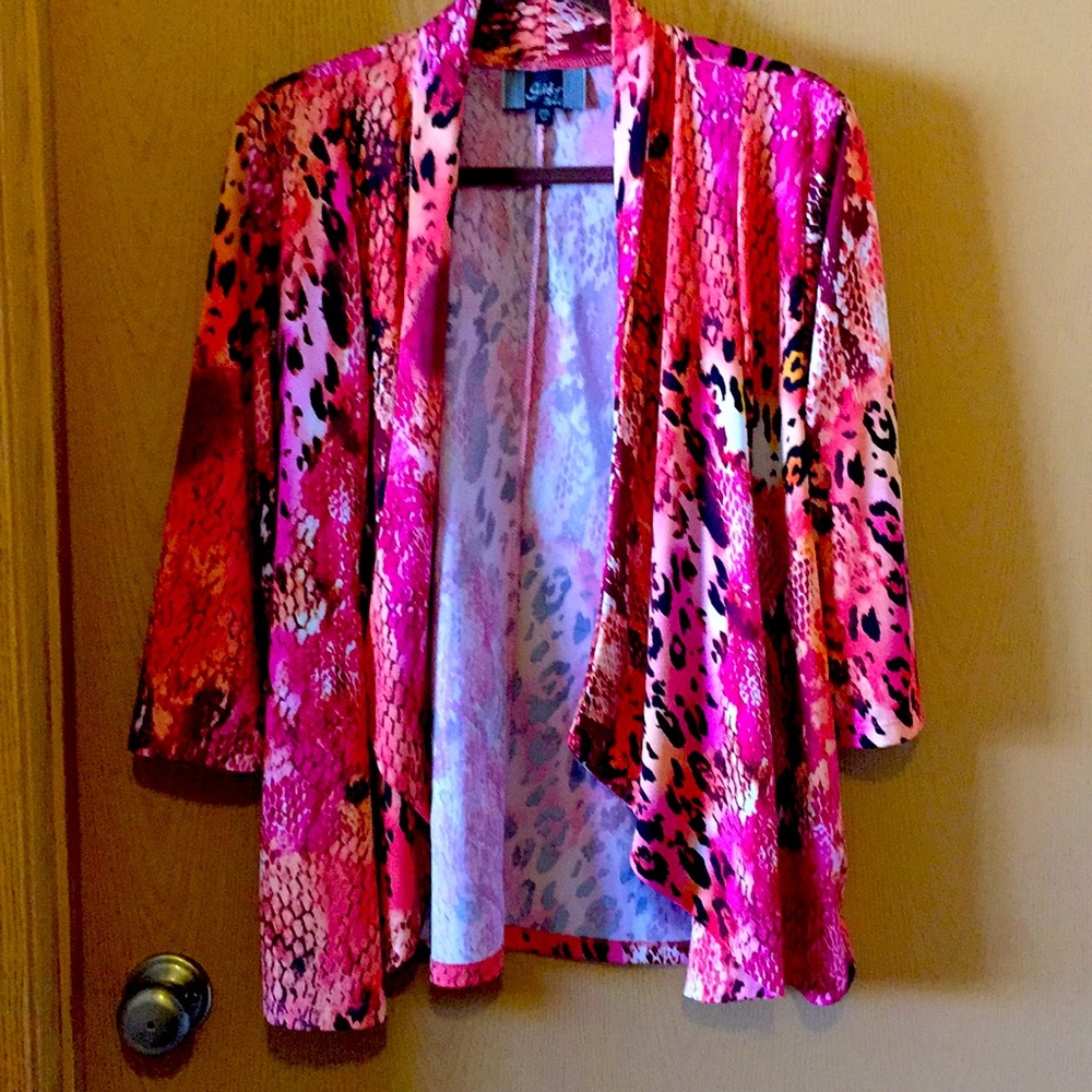 Slinky Brand Animal Print Jacket